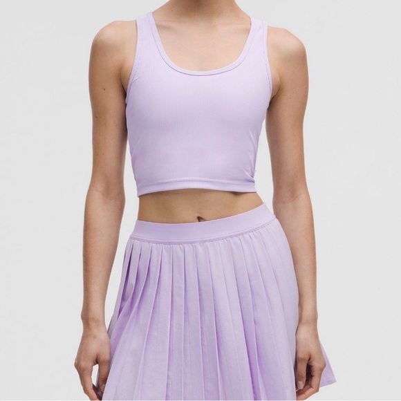lululemon athletica Lavender Crop Top - Picture 1 of 3